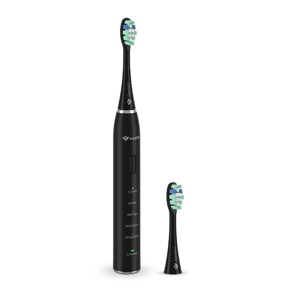 Levně TrueLife SonicBrush Clean30 Black sonický kartáček