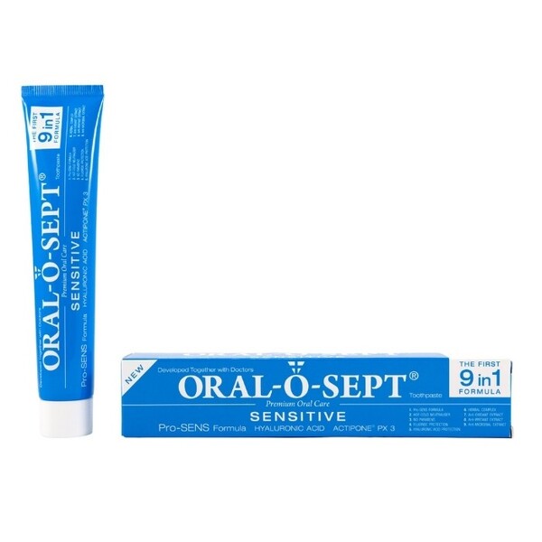 Levně Oral-o-sept Sensitive zubní pasta 75 ml