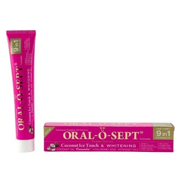 Levně Oral-o-sept Coconut Ice Touch zubní pasta 75 ml