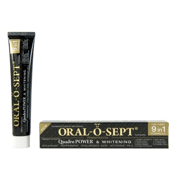 Levně Oral-o-sept Quadro Power zubní pasta 75 ml