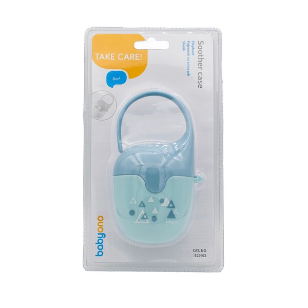 Levně Babyono Elephant pouzdro na dudlík - MODRÉ