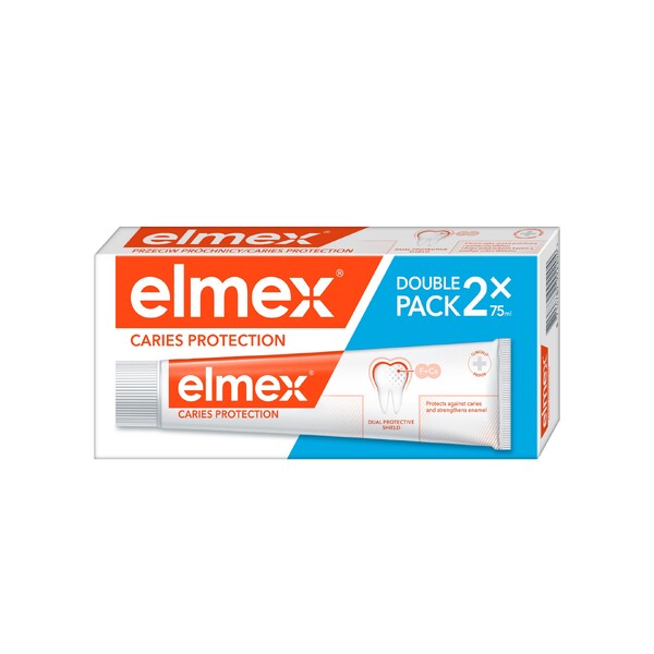 Levně Elmex Caries Protection zubní pasta 2×75 ml