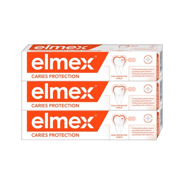 Levně Elmex zubní pasta 3×75 ml