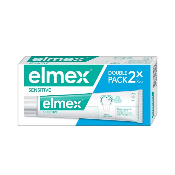 Levně Elmex Sensitive zubní pasta 2×75 ml