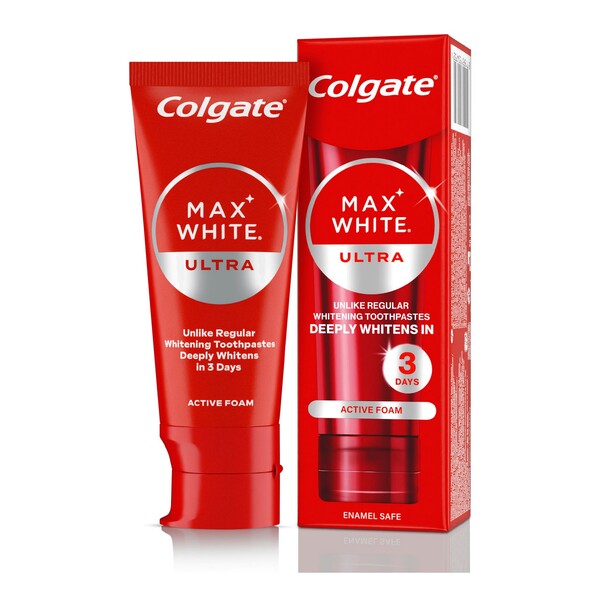 Levně Colgate Max White Ultra Active Foam zubní pasta 50 ml