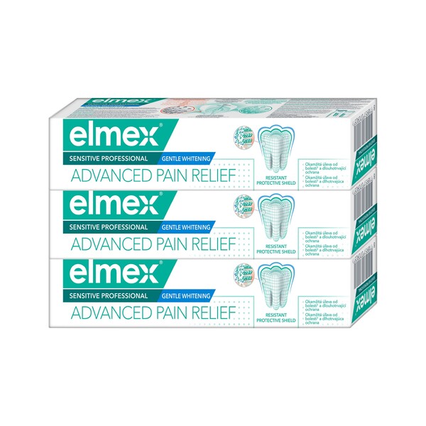 Levně Elmex Sensitive Professional Whitening zubní pasta 3x75 ml