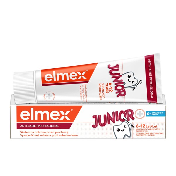 Levně Elmex Anti-Caries Professional Junior dětská zubní pasta 75 ml