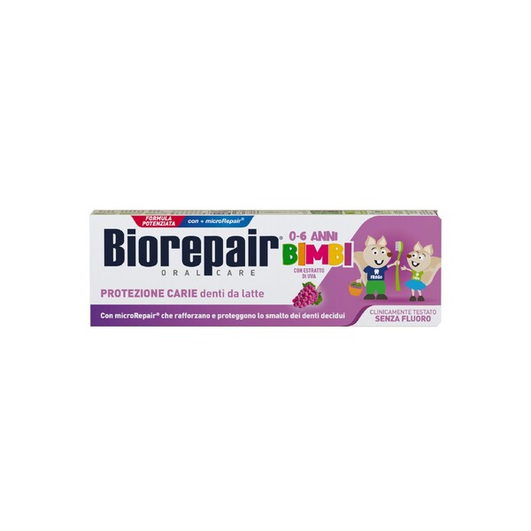 Levně BioRepair Kids Grape 0-6 dětská zubní pasta 50 ml