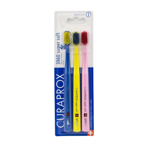 Levně Curaprox CS 3960 Supersoft 3 ks