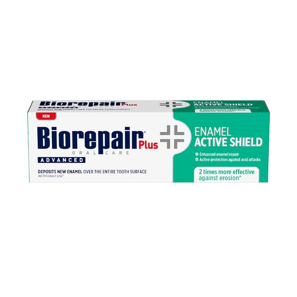 Levně Biorepair Plus Advanced Enamel Active Shield zubní pasta 75 ml