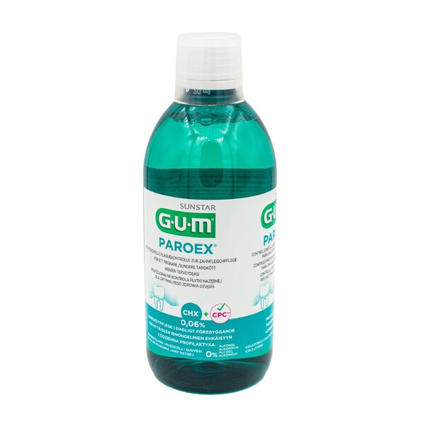 Levně GUM Paroex ústní voda (CHX 0.06%) 500 ml