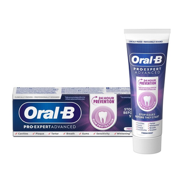Levně Oral-B Pro-Expert Advanced Gum Protection zubní pasta 75 ml