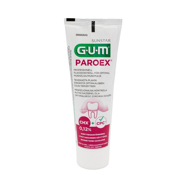 Levně GUM Paroex 0,12% CHX zubní pasta 75 ml