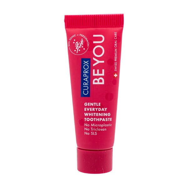 Levně Curaprox Be You Challenger Red Mini zubní pasta 10 ml