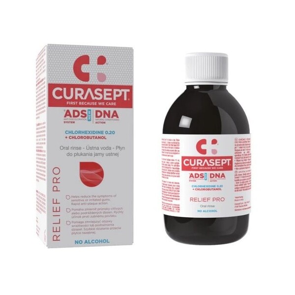 Levně Curasept ADS DNA Relief Pro ústní voda 200 ml