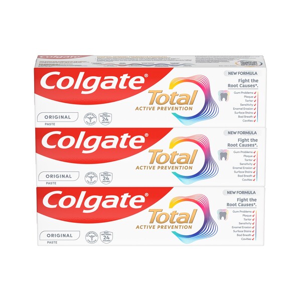 Levně Colgate Total Original zubní pasta 3x75ml