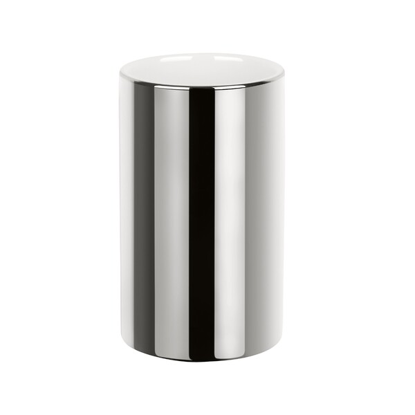 Levně Spirella kelímek na kartáčky TUBE - chromovaný porcelán