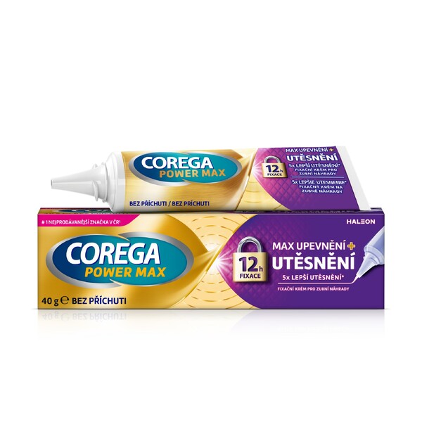 Levně Corega Max Upevnění+Utěsnění fixační krém 40 g