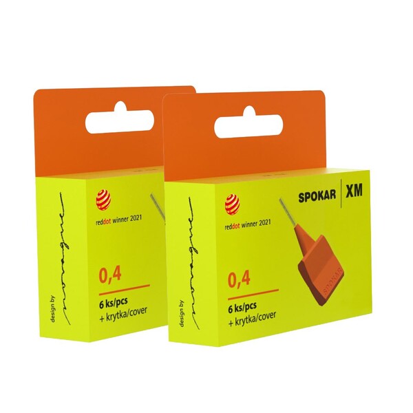 Levně Spokar XM 0,4 mezizubní kartáček 2×6 ks