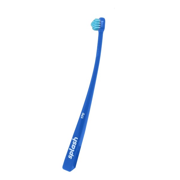 Levně Splash Brush 170 zubní kartáček modrý