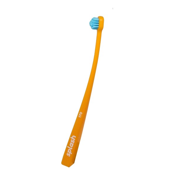 Levně Splash Brush 170 zubní kartáček oranžový