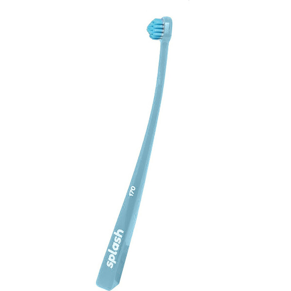 Levně Splash Brush 170 zubní kartáček světle modrý