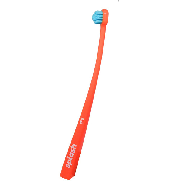 Levně Splash Brush 170 zubní kartáček světle červený