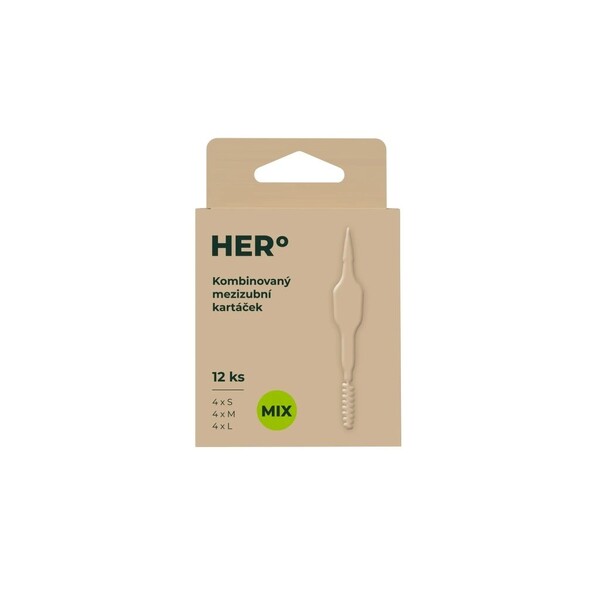 Levně Herbadent HERo MIX mezizubní kartáček 12 ks