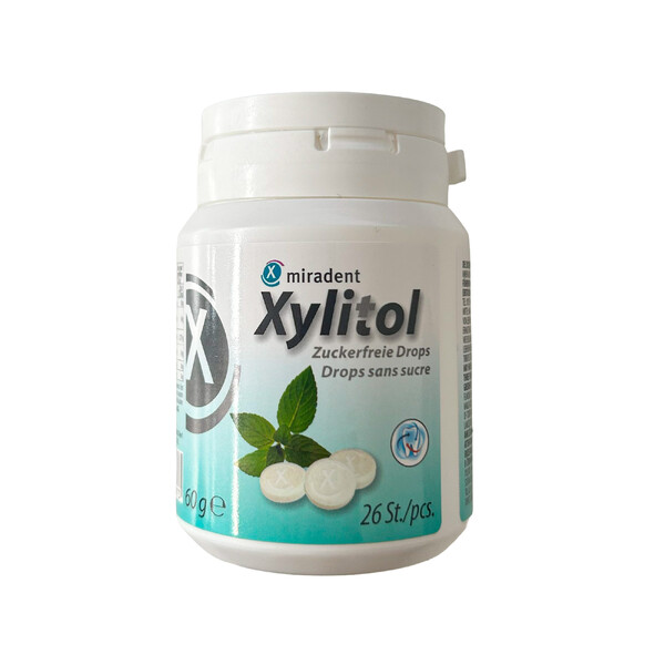 Levně Miradent Xylitol pastilky MINT 26 ks