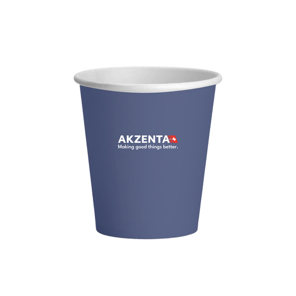 Levně Akzenta Prime One Cups Magic Blue jednorázové papírové kelímky 50 ks