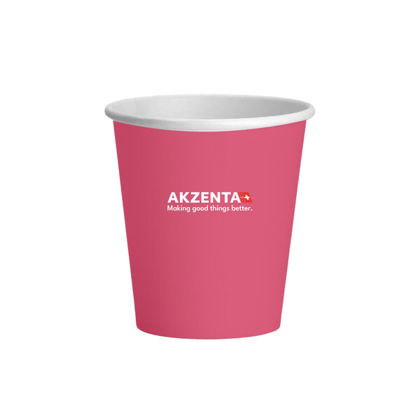 Levně Akzenta Prime One Cups Fuchsia jednorázové papírové kelímky 50 ks