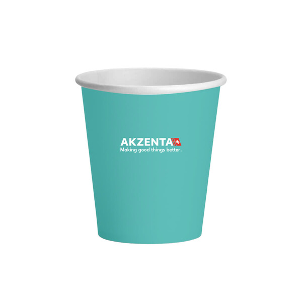 Levně Akzenta Prime One Cups Laguna Blue jednorázové papírové kelímky 50 ks