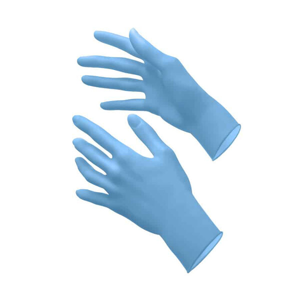 Levně Akzenta Nitrile Top Touch Plus Ultrasoft Ice Blue L vyšetřovací rukavice 100 ks