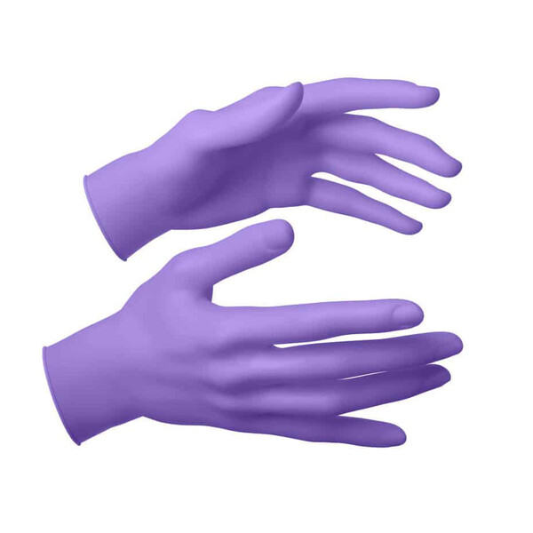 Levně Akzenta Style Nitrile Purple Rain M vyšetřovací rukavice 100 ks