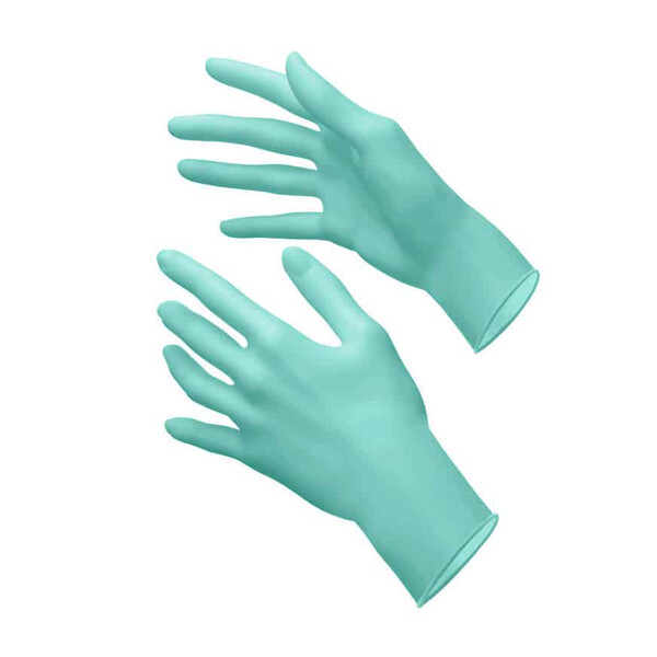 Levně Akzenta Style Nitrile Emerald Green M vyšetřovací rukavice 100 ks