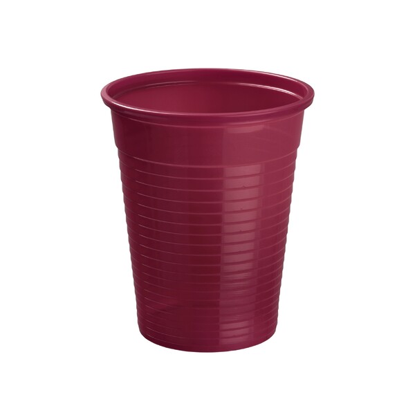 Levně Akzenta Top Cups Burgundy plastové jednorázové kelímky 100 ks