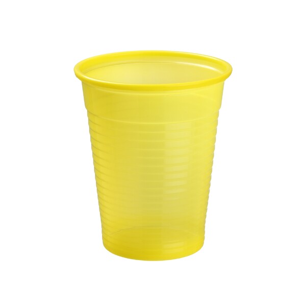 Levně Akzenta Top Cups Yellow plastové jednorázové kelímky 100 ks