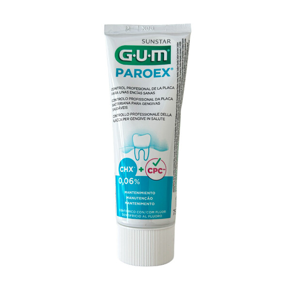 Levně GUM Paroex 0,06% CHX zubní pasta 75 ml