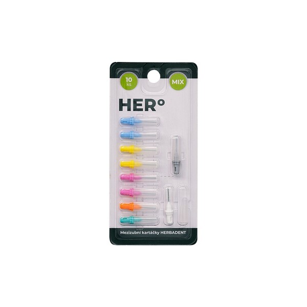 Herbadent HERo Mix náhradní mezizubní kartáček 10 ks