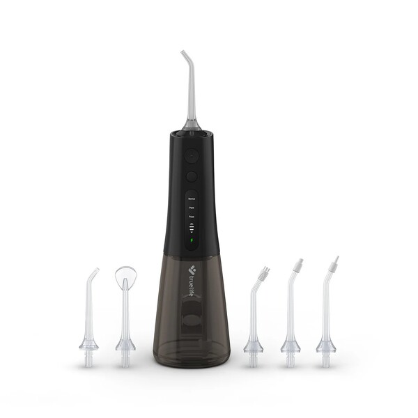 Levně TrueLife AquaFloss Compact L100 Black ústní sprcha