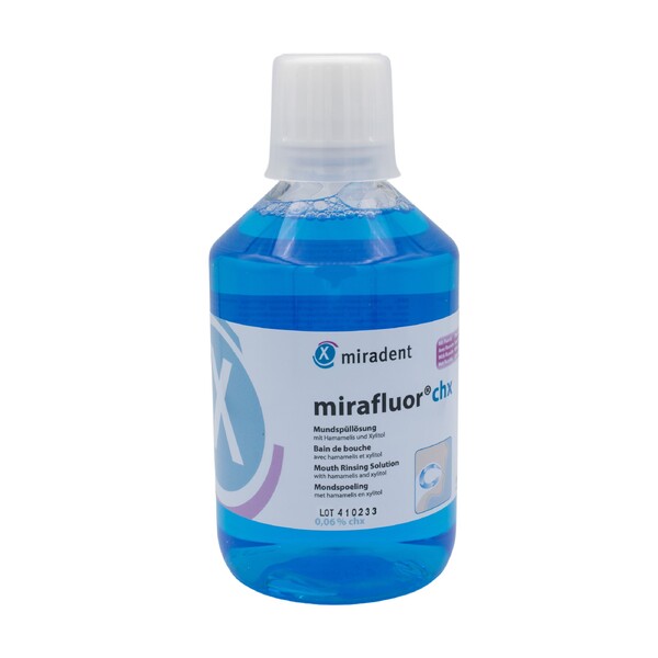Levně Miradent Mirafluor CHX 0,06% ústní voda 500 ml