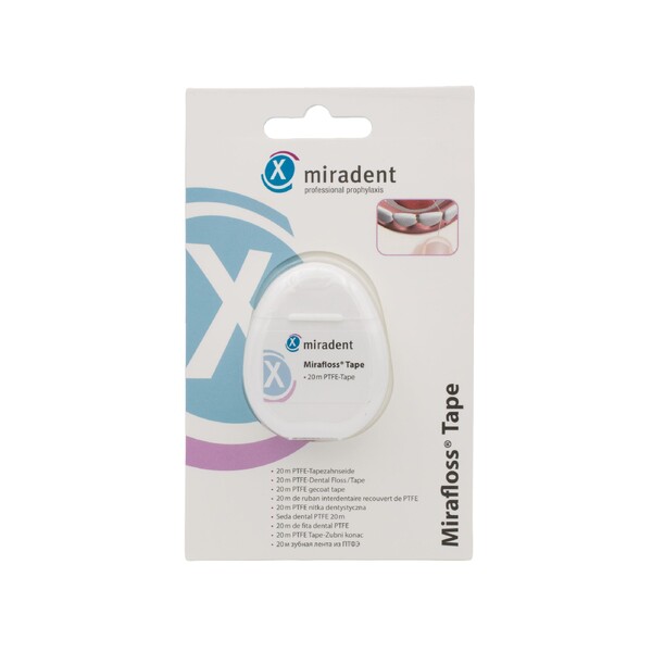 Levně Miradent Mirafloss Tape zubní páska 20 m
