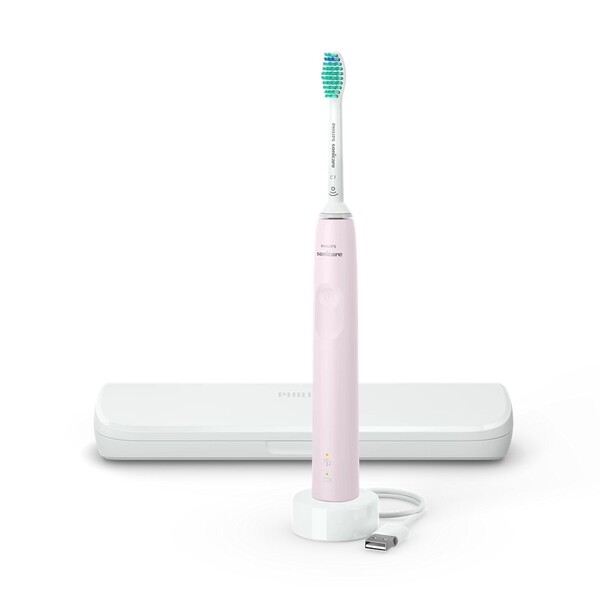 Levně Philips Sonicare 3100 HX3673/11 Pink sonický kartáček