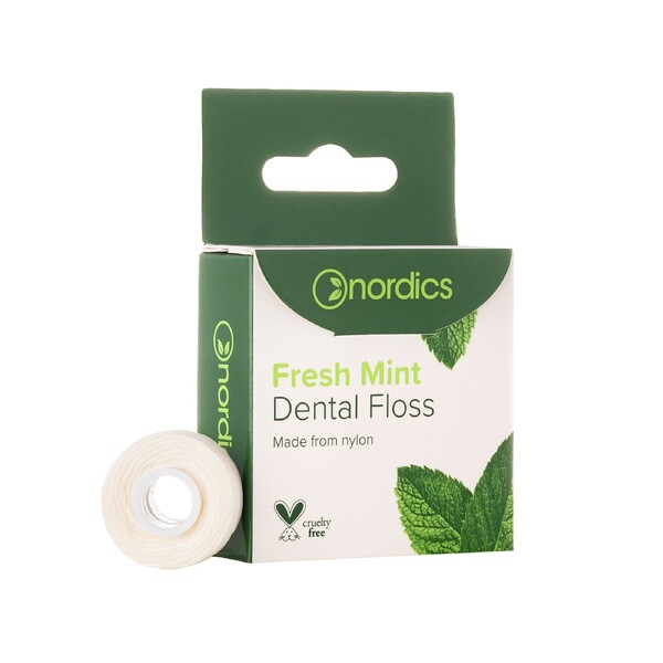Levně Nordics Floss Fresh Mint zubní nit 30 m