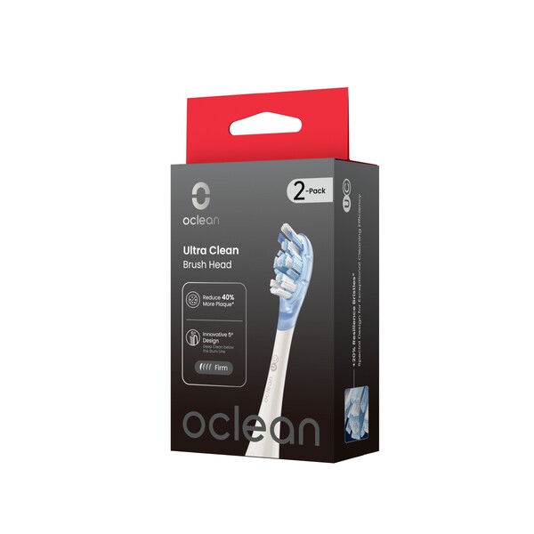 Levně Oclean Ultra Clean White náhradní hlavice 2 ks