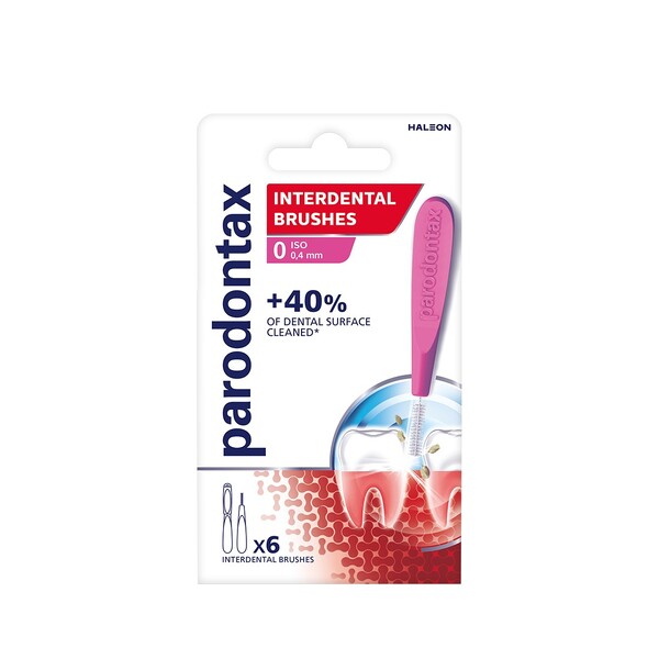 Levně Parodontax 0,4 mm mezizubní kartáček 6 ks