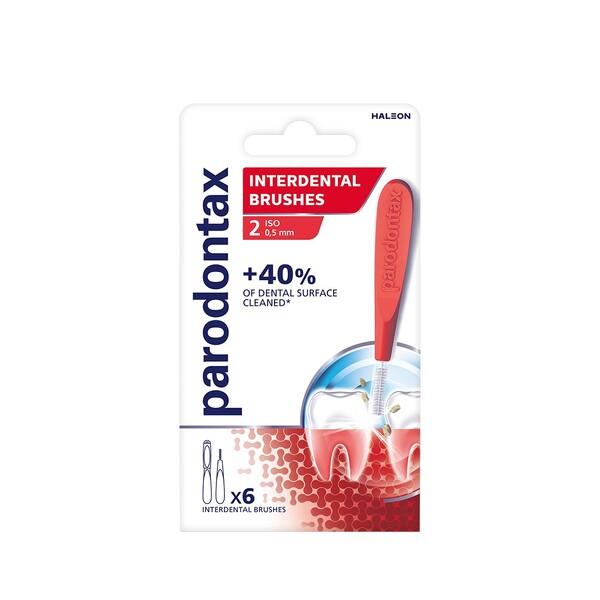 Levně Parodontax 0,5 mm mezizubní kartáček 6 ks