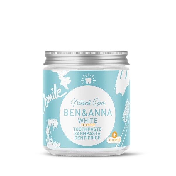 Levně Ben&Anna White Fluoride zubní pasta 100 ml