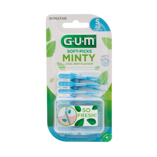 Levně GUM Soft Picks Minty S mezizubní kartáček 40 ks