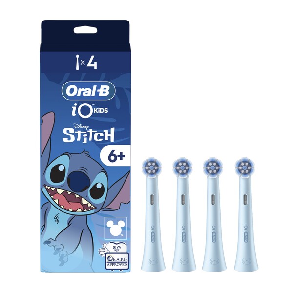 Levně Oral-B iO Kids Stitch náhradní hlavice 4 ks